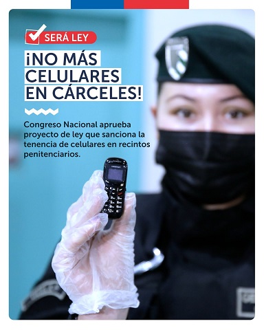 Seremi Navarro destaca que proyecto que penaliza la tenencia de celulares en las cárceles esté ad portas de ser ley
