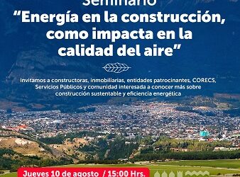 SEREMI del Medio Ambiente invita a participar de Seminario en construcción y calidad del aire