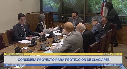 Senado descongela proyecto de protección de glaciares