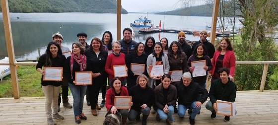 Felices emprendedoras/es de Puyuhuapi concluyen curso “Trabajando en Desayunos y Cafés para Nuestros Visitantes”