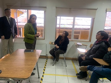Superintendente de Educación Superior Salazar visita a estudiantes de IP y CFT Los Lagos en Coyhaique