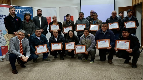 Trabajadores del Distrito Minero El Toqui fueron reconocidos por su trayectoria laboral