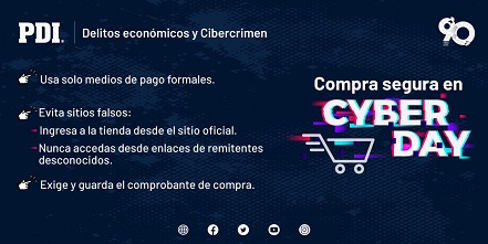 CyberMonday 2023: PDI entrega recomendaciones para compras por internet