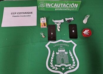 GENDARMERÍA INCAUTÓ DROGAS Y CELULARES EN CCP COYHAIQUE