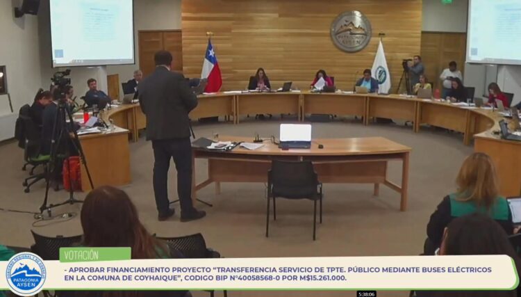 Critican actuar de cores de derecha que rechazaron sistema de transporte público eléctrico para Coyhaique