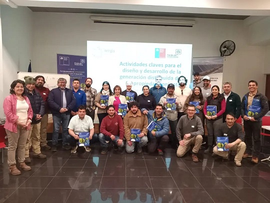 Curso de capacitación promovió el uso comunitario de energía renovable en Aysén