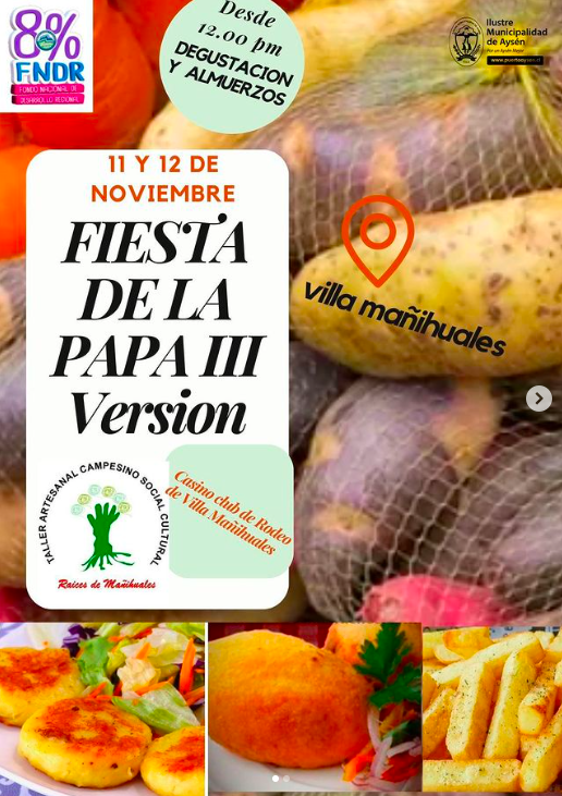 La fiesta de la papa se empieza a oler en Mañihuales