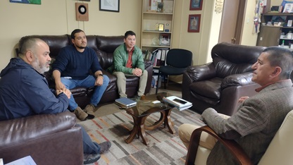 Alcalde Uribe y nuevo director del Cesfam generan alianza para trabajar en conjunto por la salud de Aysén
