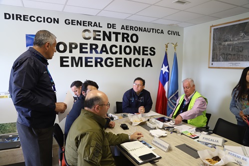 Autoridades califican como exitoso el simulacro de accidente aéreo realizado en el aeropuerto de Balmaceda