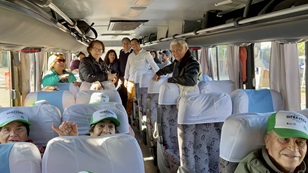Segundo grupo de adultos mayores emprende viaje con programa Vacaciones Tercera Edad