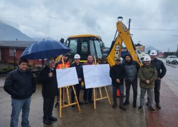 INICIAN NUEVA ETAPA DE CONSTRUCCIÓN DE COLECTORES DE AGUAS LLUVIAS EN PUERTO AYSÉN