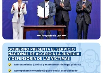 Presentan iniciativa legislativa que crea el Servicio Nacional de Acceso a la Justicia y Defensoría de las Víctimas