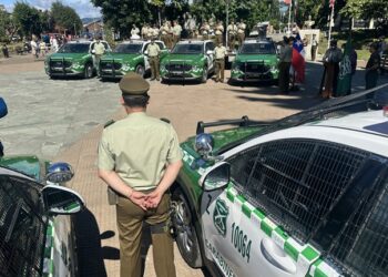 Carabineros recibe siete vehículos para el servicio policial distribuidos en Coyhaique y Aysén