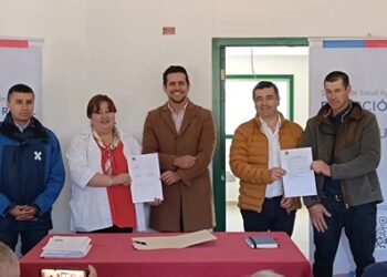 Entrega de terreno: Se retomó construcción de Posta de Salud Rural de Villa La Tapera