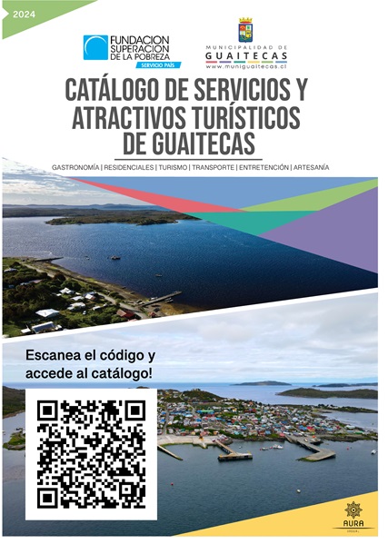 GUAITECAS CUENTA CON UN CATÁLOGO CON SERVICIOS Y ATRACTIVOS TURÍSTICOS