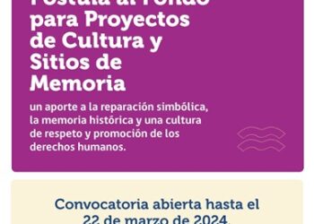 Invitan a postular a Fondo Concursable de Cultura y Sitios de Memoria 2024