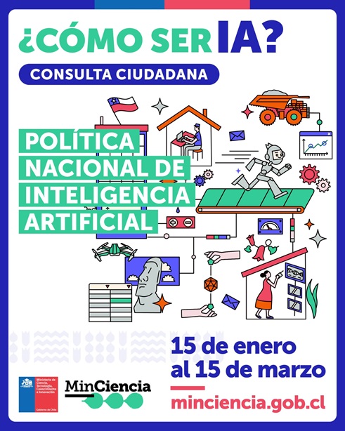 Seremi de Ciencia invita a participar de consulta ciudadana para actualizar Política Nacional de IA