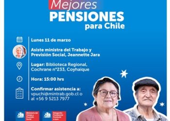 Invitan a Encuentro Ciudadano “Mejores Pensiones para Chile” con Ministra Jeannette Jara