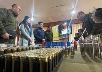 Armas, municiones y bengalas son enviadas a Santiago para su destrucción