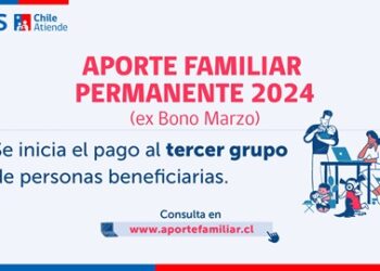 Aporte Familiar Permanente: Comenzaron pagos a trabajadoras y trabajadores con Asignación Familiar y Maternal