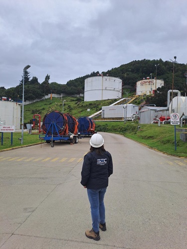 SEC Aysén monitorea seguridad y operación de planta de almacenamiento de combustibles en Puerto Chacabuco