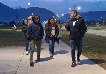 Dirigentes del complejo habitacional “Amuyen” plantean a la autoridad comunal necesidades del sector