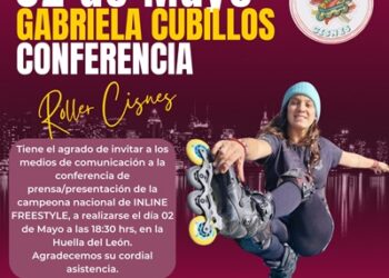 Puerto Cisnes recibirá a la campeona nacional de patinaje, Gabriela Cubillos