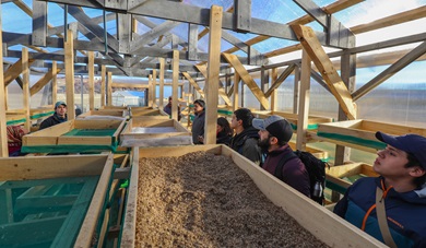 Proyecto FIA-INIA Tamel Aike de suplementación animal basada en el orujo de cerveza despierta gran interés entre alumnos de Agronomía