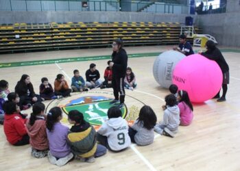 Actividades de interacción con la comunidad marcaron celebración del Tercer año de Kin-Ball Aysén