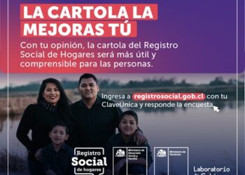 DESARROLLO SOCIAL Y FAMILIA INVITA A RESPONDER ENCUESTA ONLINE SOBRE EL REGISTRO SOCIAL DE HOGARES
