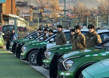 Carabineros recibe 17 carros para el servicio policial en seis comunas de la región de Aysén