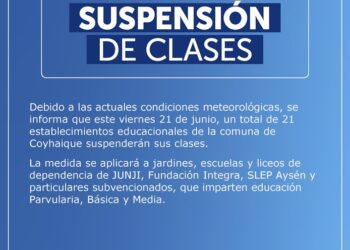 Suspensión de clases en Coyhaique