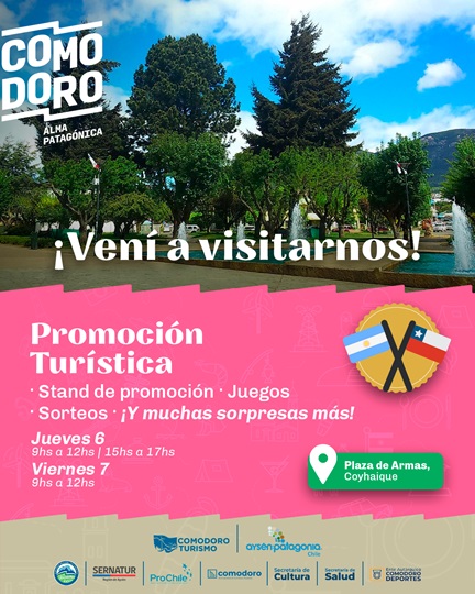 Comodoro Turismo llega a Coyhaique con una Misión Turística