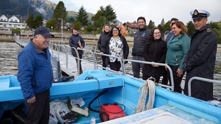 Éxito en la entrega de motores e implementos para la Pesca Artesanal en la comuna de Cisnes.