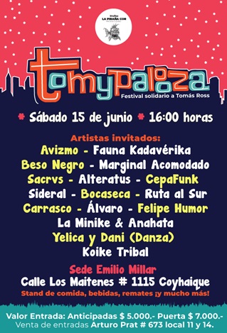 Tomypalooza reúne a más de 60 artistas en tocata solidaria