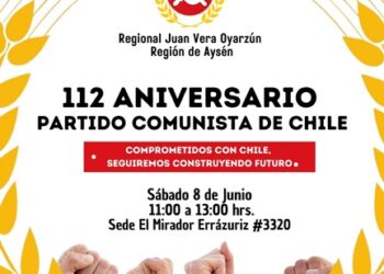 Con actos políticos en todo el país Partido Comunista celebra sus 112 años de vida
