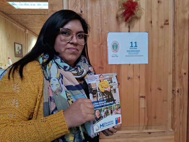 Municipio Aysenino facilita trámite a personas con discapacidad