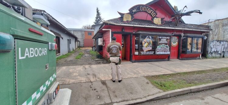 Carabineros de Puerto Aysén aclaró robo a restaurant tras detener a imputado y recuperar especies sustraídas