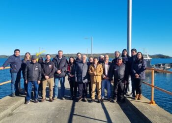 Gobierno en terreno arribó en Melinka con buenas noticias