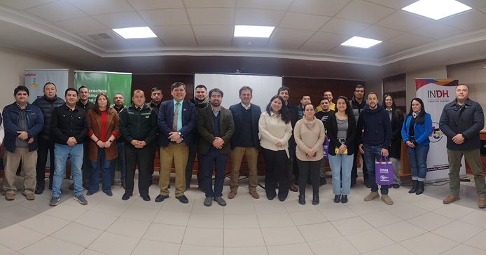 FUNCIONARIOS DE GENDARMERÍA PARTICIPARON DE SEMINARIO DE DDHH