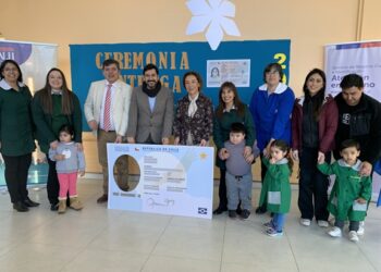 Niños y Niñas del Jardín Infantil Kau Kalem reciben su cédula de identidad
