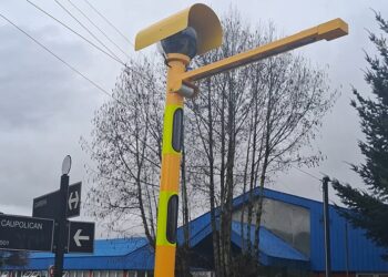 Primeros pasos peatonales inteligentes de la comuna de Aysén permitirá mayor seguridad vial en zonas escolares