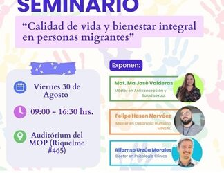 Invitan a personas migrantes a participar en Seminario de Calidad de Vida y Bienestar