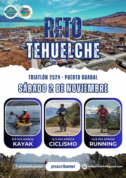 Triatlón “Reto Tehuelche”: Regresa competencia que combina kayak, ciclismo y trote