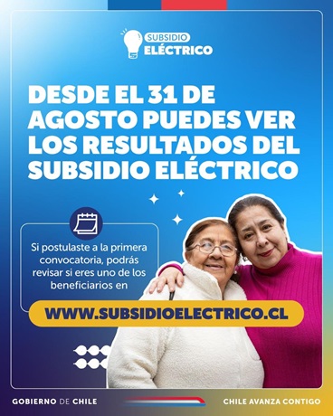 El próximo sábado se conocerán los resultados de la primera postulación al Subsidio Eléctrico