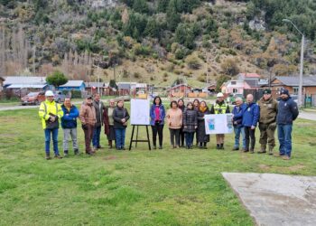 Comienza la construcción de multicancha para Villa Mañihuales