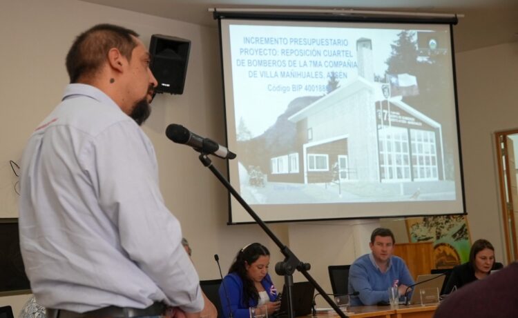Consejo Regional de Aysén aprueba incremento de recursos para reposición de cuartel de Bomberos de Mañihuales