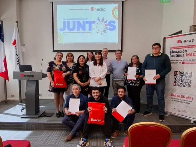 INACAP Sede Coyhaique Finaliza Curso de Primeros Auxilios Nivel Intermedio con Ceremonia de Entrega de Certificados a funcionarios del MINVU