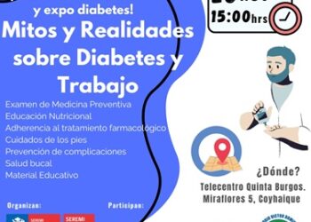 Invitan a conversatorio “Mitos y realidades sobre diabetes-trabajo” y expo diabetes este jueves 28 de noviembre