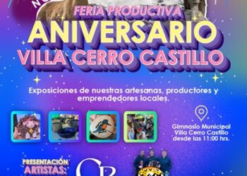 VILLA CERRO CASTILLO CELEBRA ANIVERSARIO N°58 CON IMPERDIBLE FERIA PRODUCTIVA